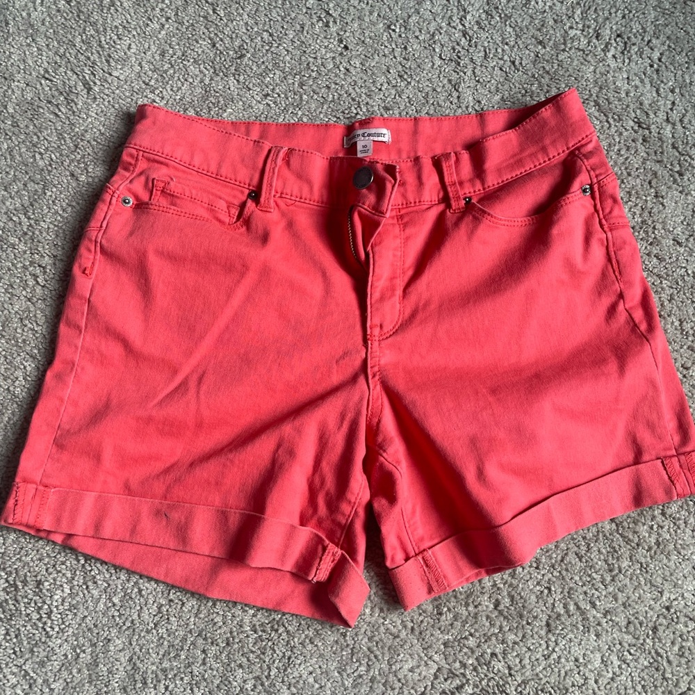 Juicy Couture Women's Coral Shorts size 10